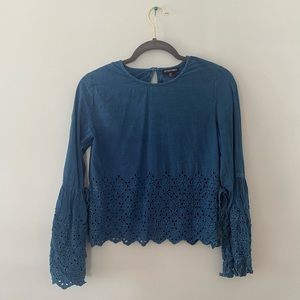 Denim style blouse